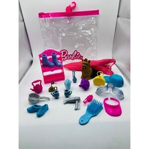 Mattel Barbie Miscellaneous W Bag Dog Shoes Aware Hats Modern Doll Accessories